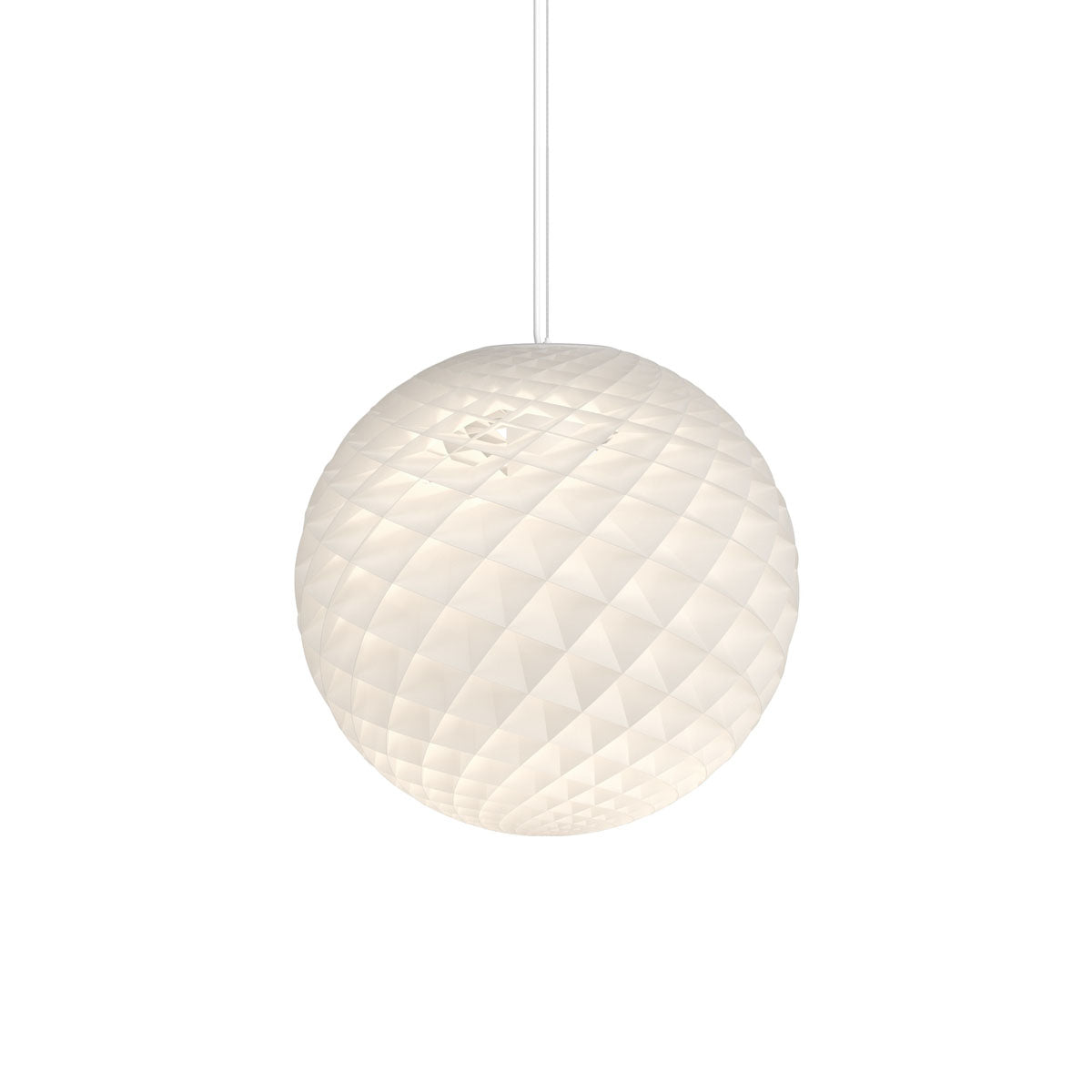 Patera Pendant Lamp | Matt White PVC