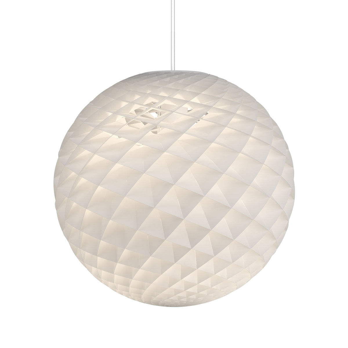 Patera Pendant Lamp | Matt White PVC