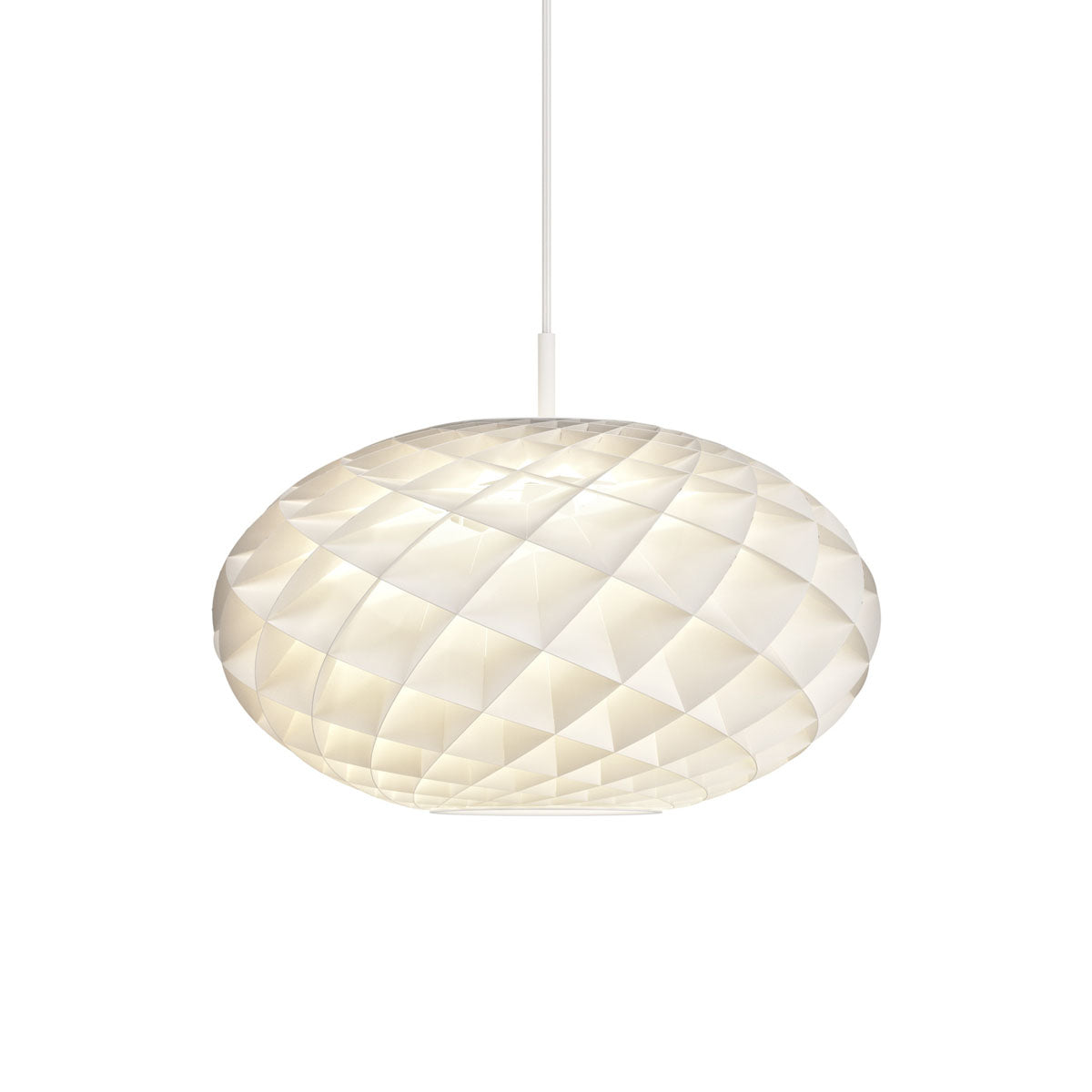 Patera Pendant Lamp | Matt White PVC