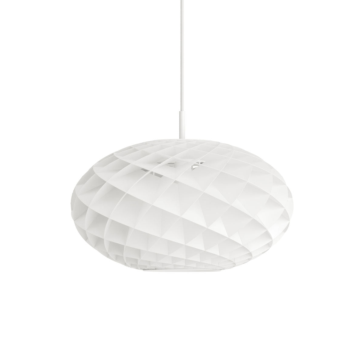 Patera Pendant Lamp | Matt White PVC