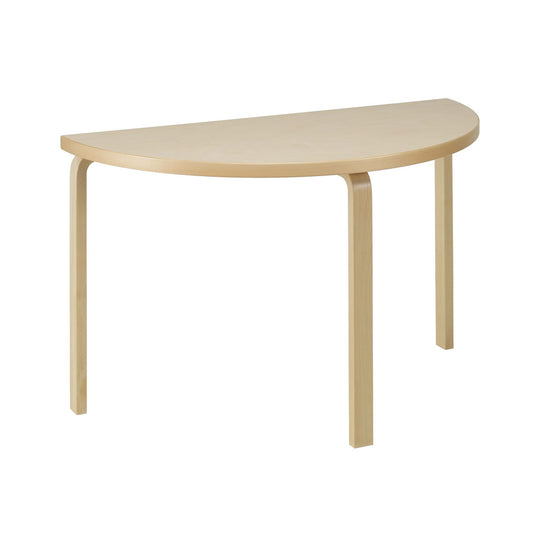 95 Aalto Table Half Round | Birch Veneer Top