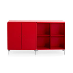 Montana Double Unit with Legs | Beetroot Lacquer