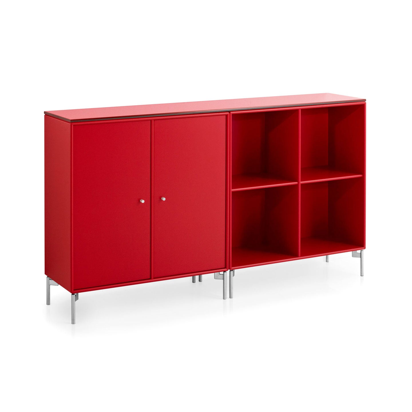 Montana Double Unit with Legs | Beetroot Lacquer