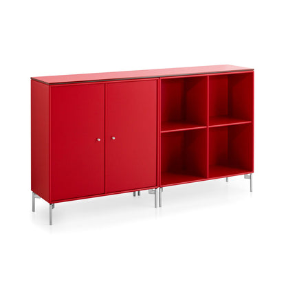 Montana Double Unit with Legs | Beetroot Lacquer