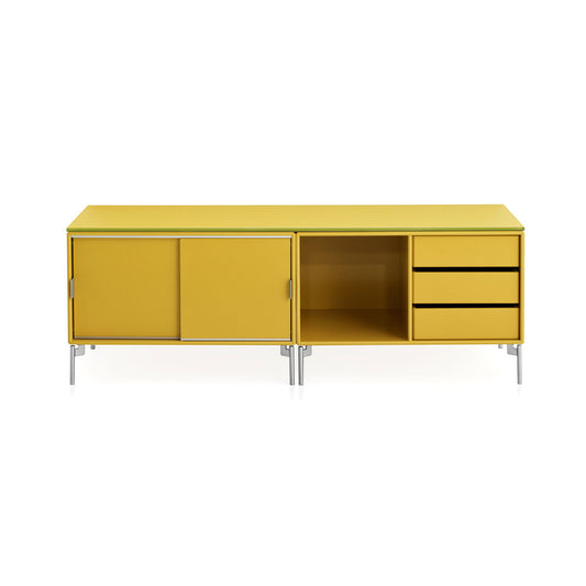Montana Low Unit with Legs | Cumin Lacquer