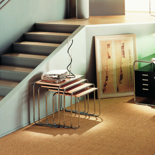 B 9 Nest of Tables | Black Lacquer