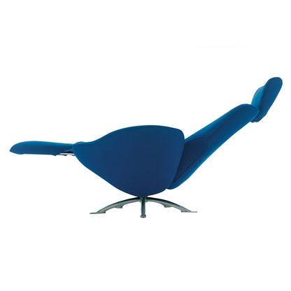 Dodo Reclining Armchair | Graphite Leather Upholstery