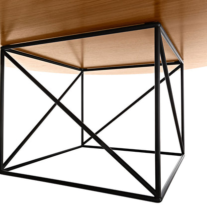 LC15 Table de Conference | Natural Oak Top Clear Matt Lacquer