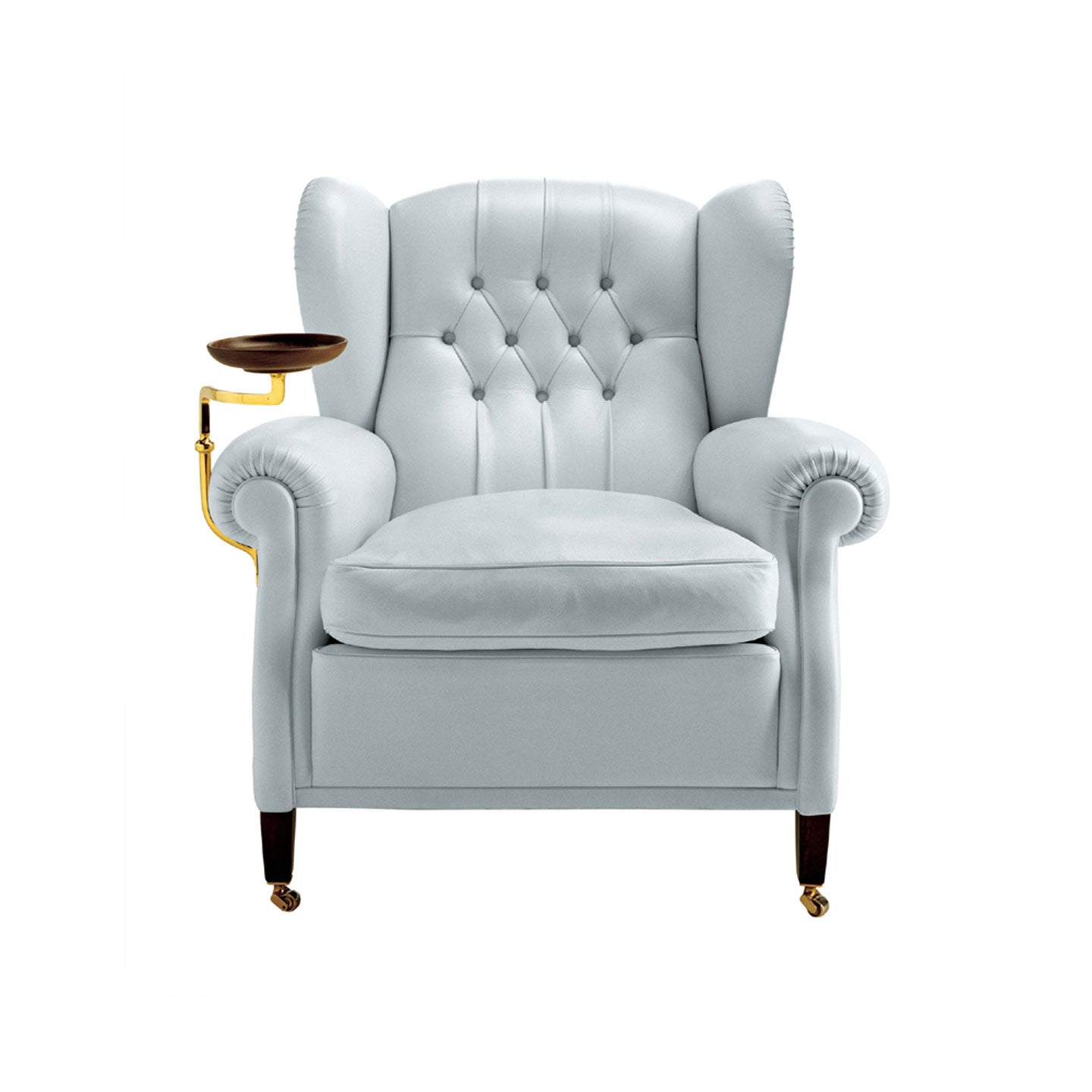 1919 Wingchair with Plate | Leather 01 Ivory