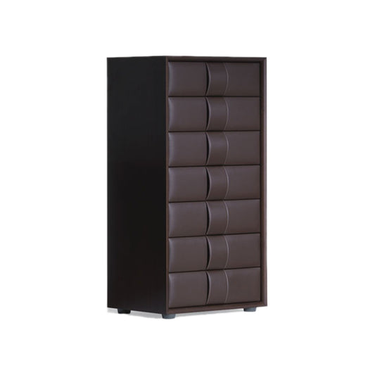 Obi 7 Drawer Chest | Dark Brown Walnut Carcass