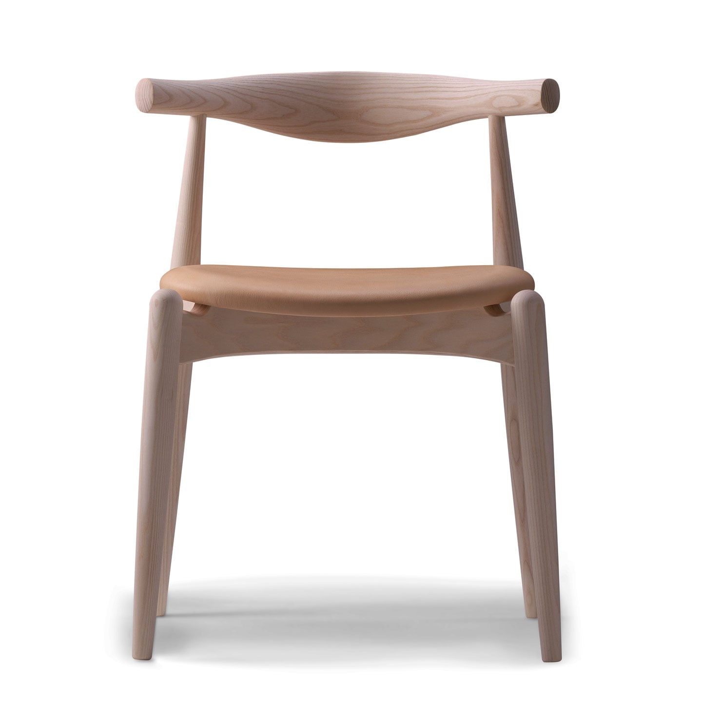 CH20 Elbow Chair | Seat in Loke Leather 7748 Tan