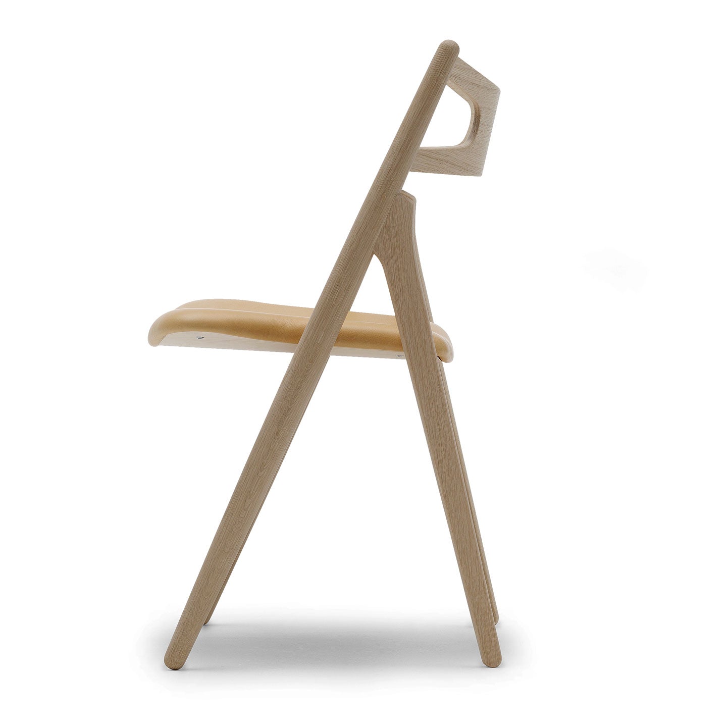 CH29 Sawbuck Chair | Seat in Loke Leather Tan 7748