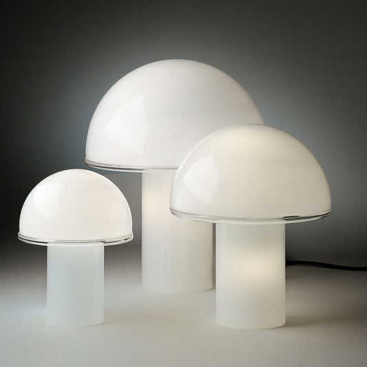 Onfale Piccolo Table Light | White Glass
