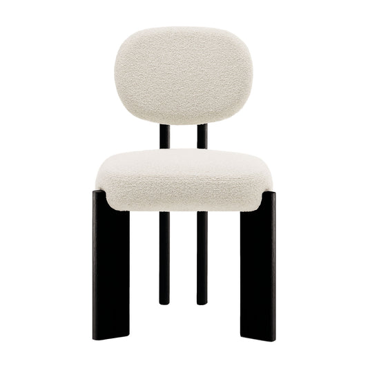 Antea Dining Chair | Cream Gale Upholstery