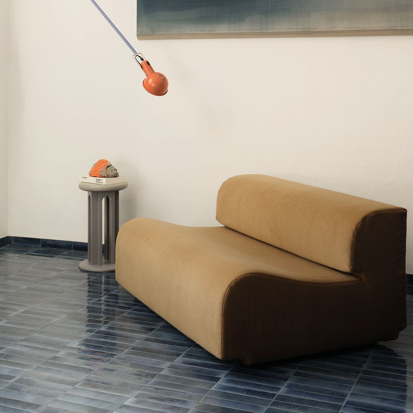 Arcolor Side Table 30 | Carrara Marble Top