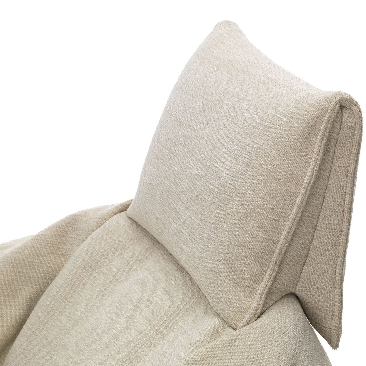 Bascule Highback & Ottoman | Cream Iroko Upholstery