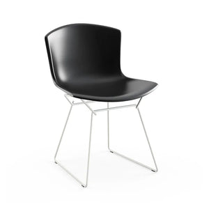 Bertoia Plastic Side Chair | Black Polypropylene Seat