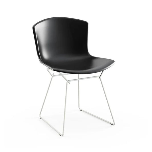 Bertoia Plastic Side Chair | Black Polypropylene Seat