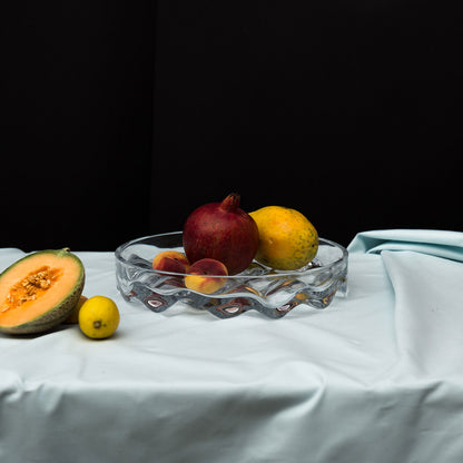 Blister Bowl | Clear Glass