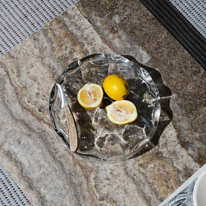 Blister Bowl | Clear Glass