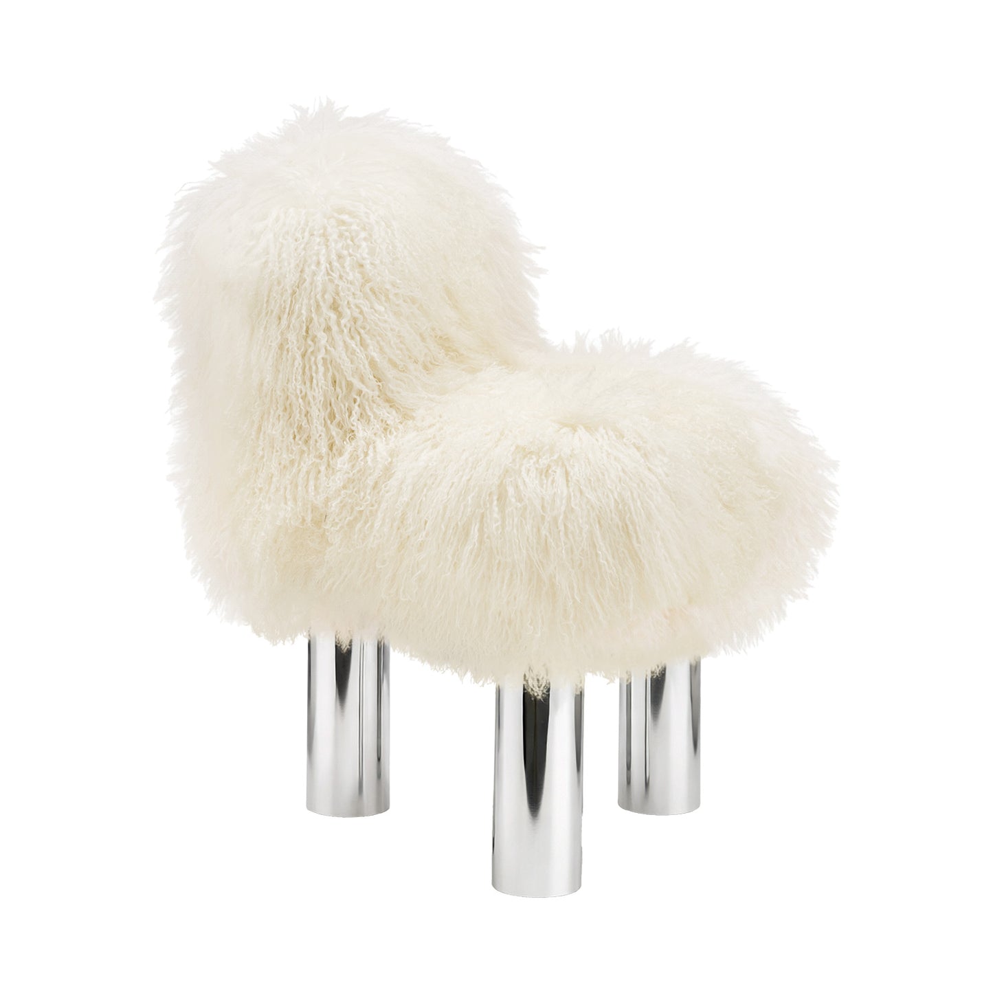 Botolo Chair High Version | Natural Fur