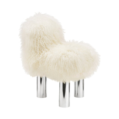 Botolo Chair High Version | Natural Fur