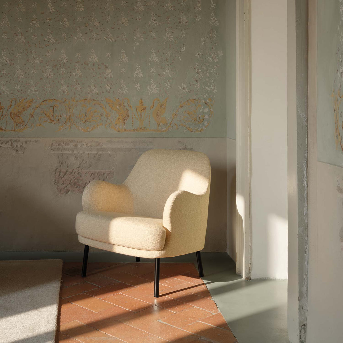 Brigitte Armchair | Cloud Flocca Upholstery