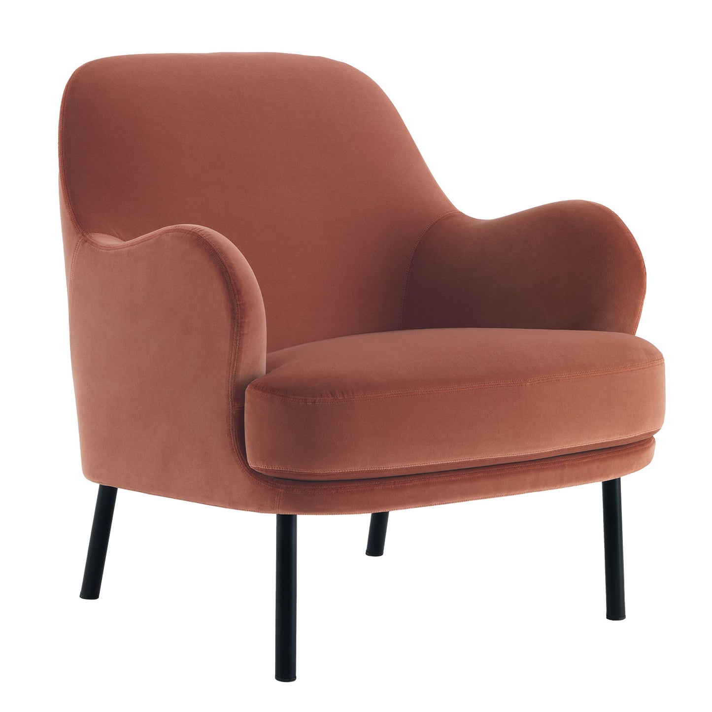 Brigitte Armchair | Burnt Orange Mistral Upholstery