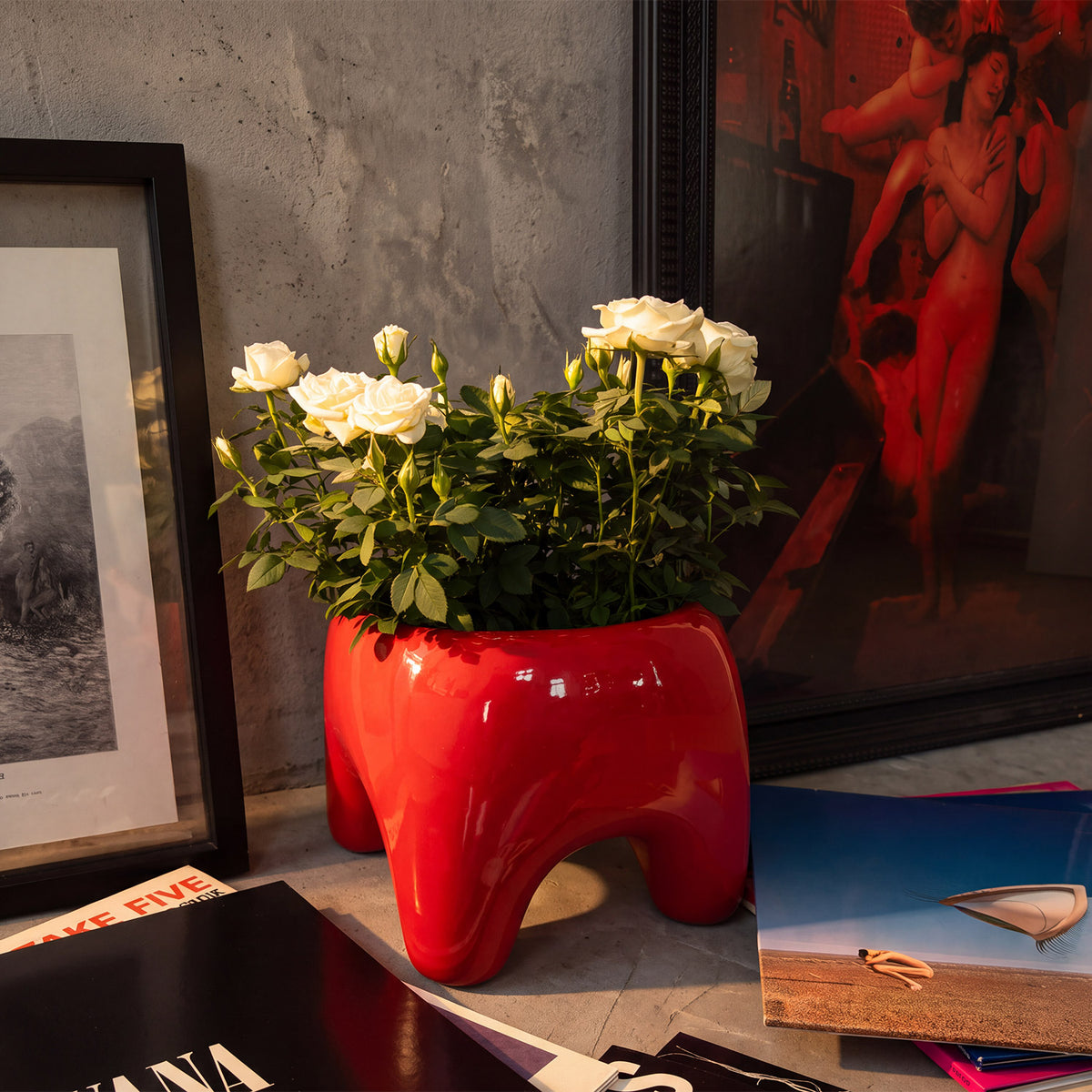 BUDDY Planter | Poppy Red