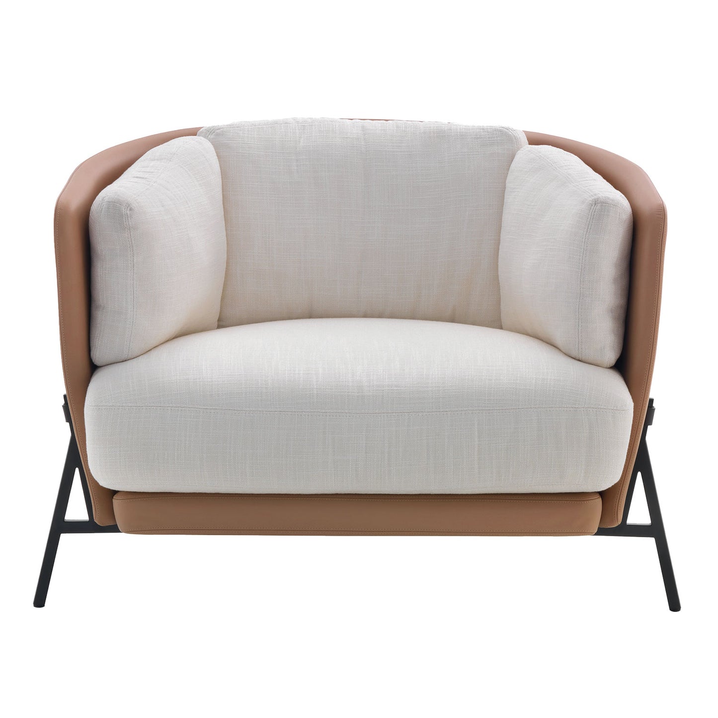 Cradle Love Cushion Armchair | Cream Etoile Upholstery