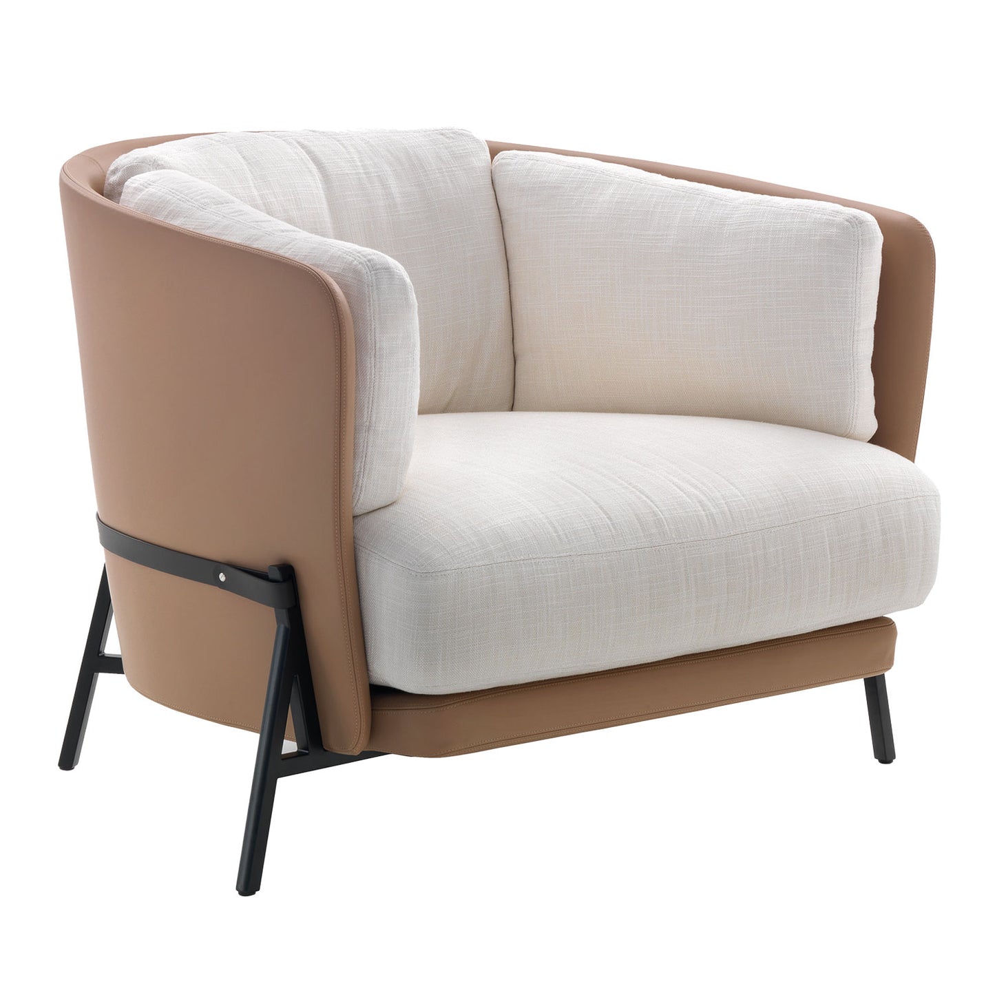 Cradle Love Cushion Armchair | Cream Etoile Upholstery