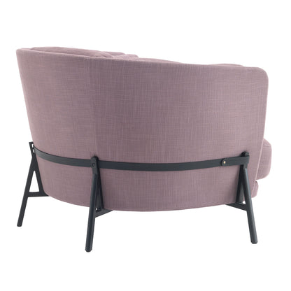Cradle Love Cushion Armchair | Dusty Mauve Upholstery