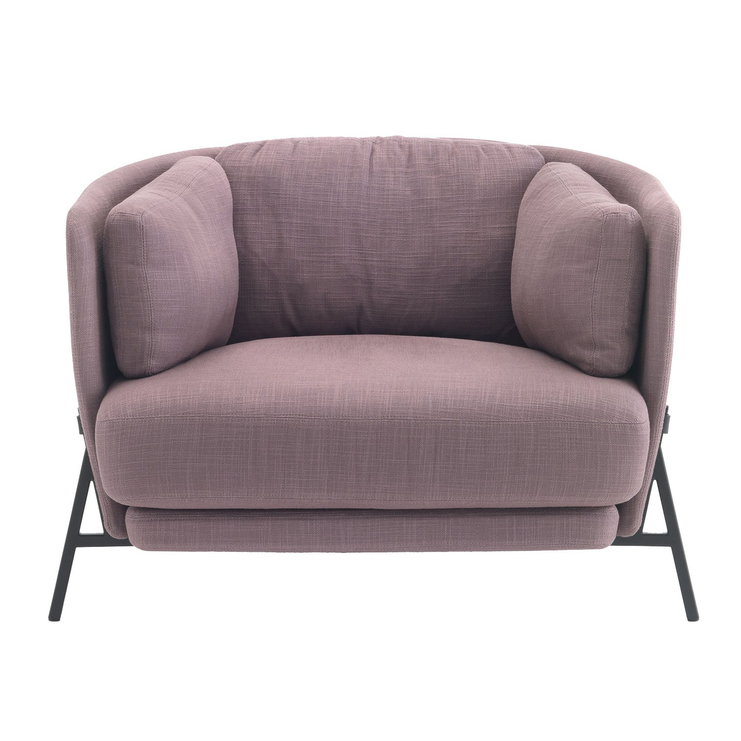 Cradle Love Cushion Armchair | Dusty Mauve Upholstery