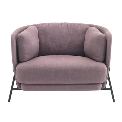 Cradle Love Cushion Armchair | Dusty Mauve Upholstery