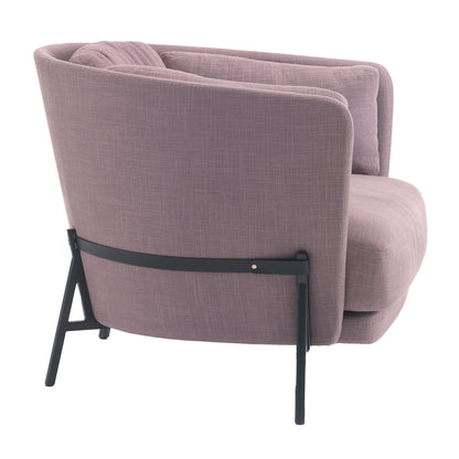 Cradle Love Cushion Armchair | Dusty Mauve Upholstery