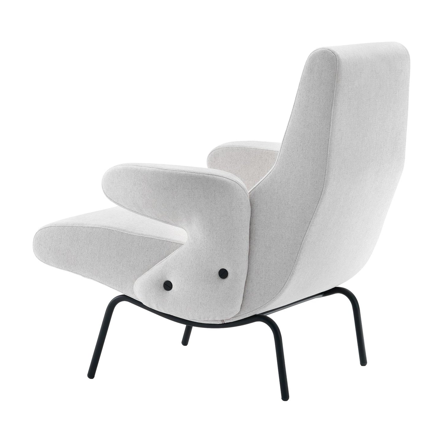 Delfino Armchair & Pouf | Snow Orbaco Upholstery