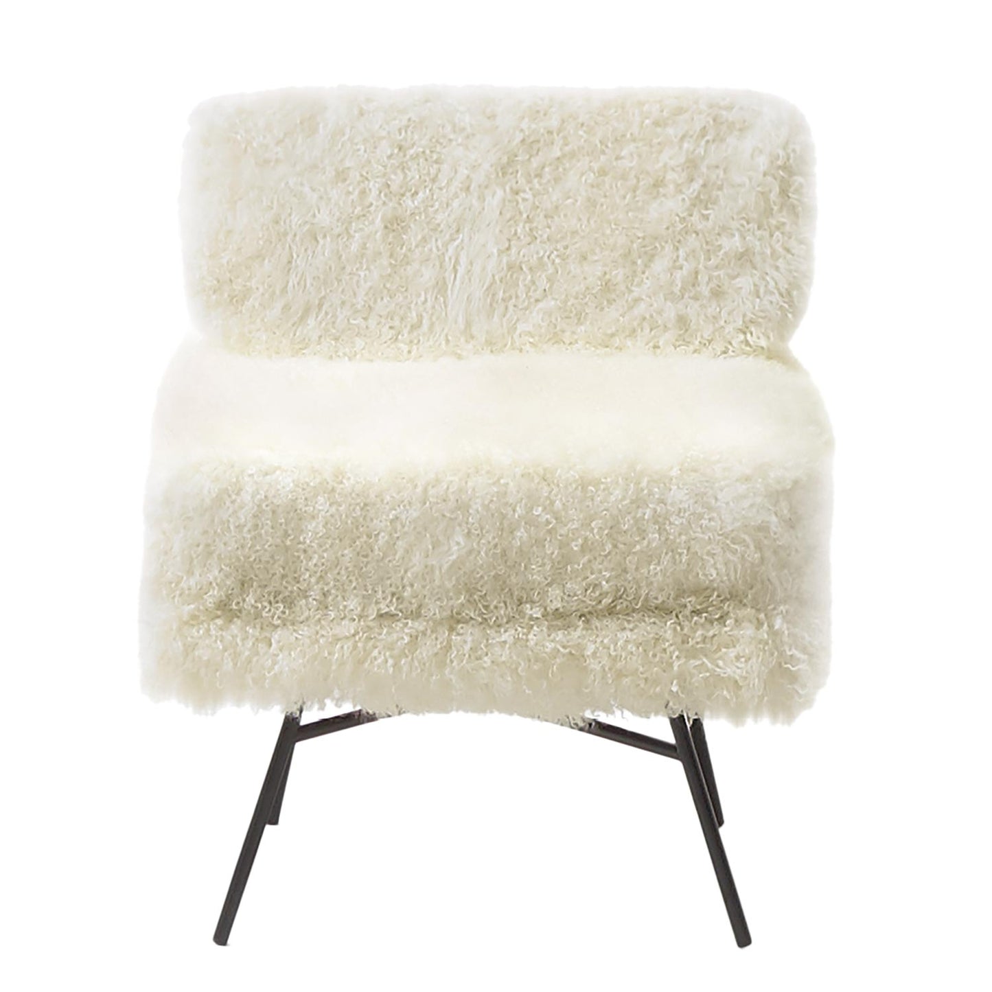 Elettra Armchair | Natural Fur Upholstery
