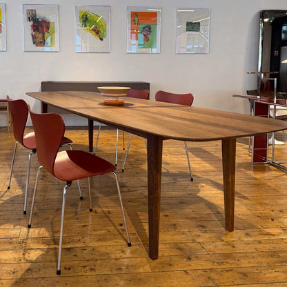Ex Display Kia's Dining Table with Extension Leaf | Smoked Oak