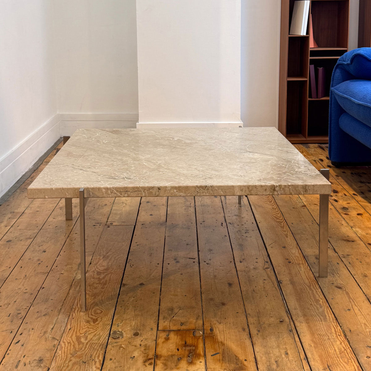Ex Display PK61 Occassional Table | Beige Honed Marble Top