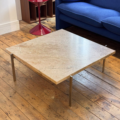 Ex Display PK61 Occassional Table | Beige Honed Marble Top
