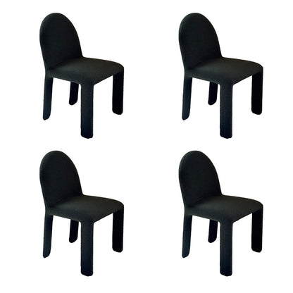 Ex Display Set of 4 Nellee Dining Chairs | Green Quantum Fabric