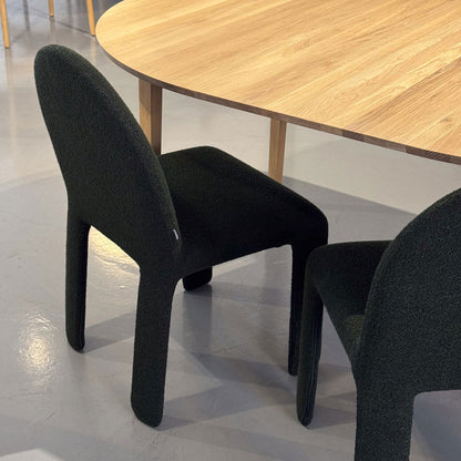 Ex Display Set of 4 Nellee Dining Chairs | Green Quantum Fabric