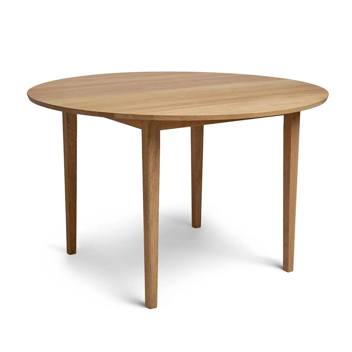 Ex Display Sibast No3 Table 120cm with 2 Extension Leaves | White Oiled Oak with 2 Matching 50cm Extension Leaves