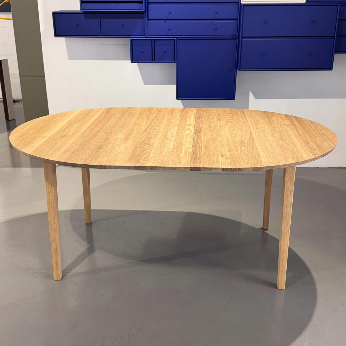 Ex Display Sibast No3 Table 120cm with 2 Extension Leaves | White Oiled Oak with 2 Matching 50cm Extension Leaves
