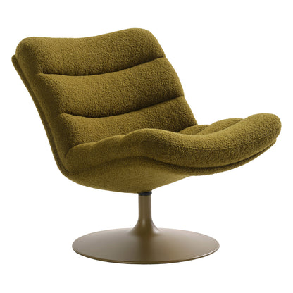 Olive Green Baru Fabric F506 Lounge Chair by Artifort