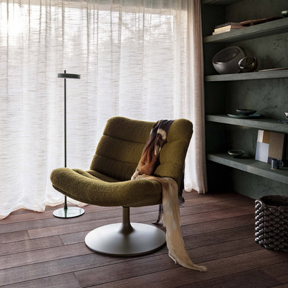Olive Green Baru Fabric F506 Lounge Chair by Artifort