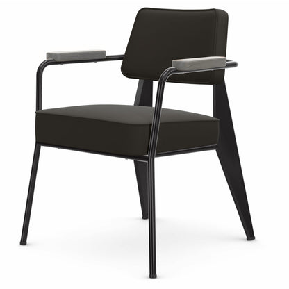 Fauteuil Direction | Twill Brown 05 with Deep Black Frame