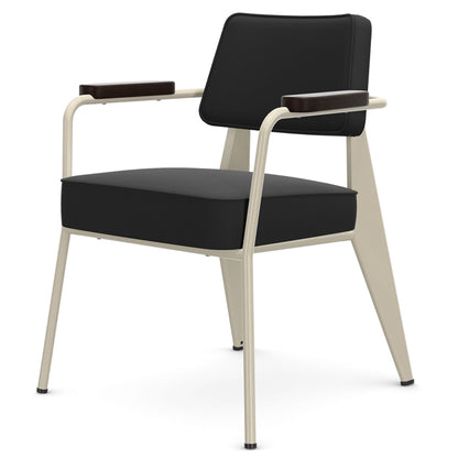 Fauteuil Direction | Twill Dark Grey 06 with Ecru Frame