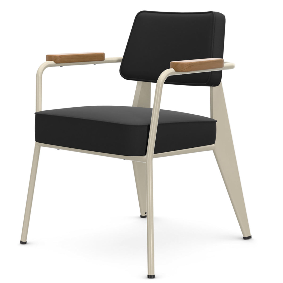 Fauteuil Direction | Twill Dark Grey 06 with Ecru Frame