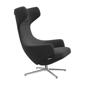 Grand Repos Lounge Chair | Cosy 10 Classic Grey Wool Upholstery